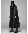 Punk Rave Black Gothic Retro Mystic Hooded Cloak for Men