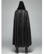 Punk Rave Black Gothic Retro Mystic Hooded Cloak for Men