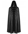 Punk Rave Black Gothic Retro Mystic Hooded Cloak for Men