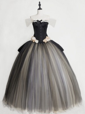 Teenage Gothic Dress/teenage Prom Dress/gothic Corset Dress/short