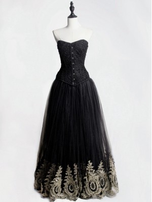 emo prom dress