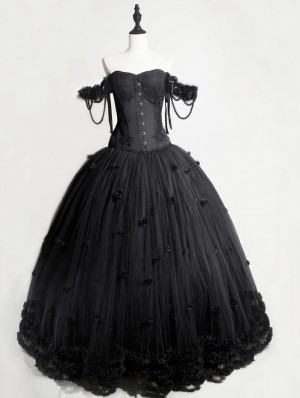 long black victorian dress