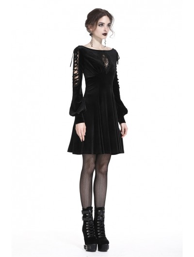 gothic midi dress