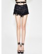 Devil Fashion Do Old Gothic Punk Jeans Shorts for Women 