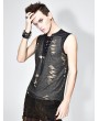 Devil Fashion Gothic Hole Sleeveless T-Shirt for Men