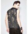 Devil Fashion Gothic Hole Sleeveless T-Shirt for Men