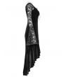 Punk Rave Black Elegant Gothic Off-the-Shouler Velvet Lace Fishtail Dress