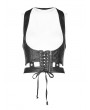 Punk Rave Black Gothic Punk PU Harness for Women