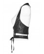 Punk Rave Black Gothic Punk PU Harness for Women