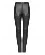 Punk Rave Black Gothic Punk Chain Legging Trousers for Women