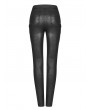 Punk Rave Black Gothic Punk Chain Legging Trousers for Women