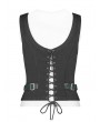 Punk Rave Green Gothic Steampunk Jacquard Corset Top for Women