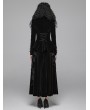 Punk Rave Black Vintage Gothic Lace Velvet Short Coat for Women