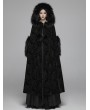 Punk Rave Black Gothic Gorgeous Winter Warm Cloak for Women