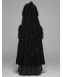 Punk Rave Black Gothic Gorgeous Winter Warm Cloak for Women