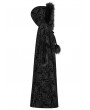 Punk Rave Black Gothic Gorgeous Winter Warm Cloak for Women