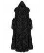 Punk Rave Black Gothic Gorgeous Winter Warm Cloak for Women