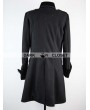 Pentagramme Black Winter Gothic Coat for Men