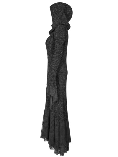 gothic hooded cardigan