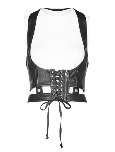 Punk Rave Black Gothic Punk Harness Accessories - DarkinCloset.com