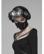 Punk Rave Black Gothic Punk Dark Rivet Mask for Women