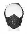 Punk Rave Black Gothic Punk Dark Rivet Mask for Women