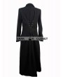 Pentagramme Black Gothic Detachable Shawl Mens Winter Cape Coat