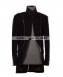 Pentagramme Black Long Sleeves Mens Gothic Coat