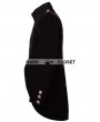 Pentagramme Black Long Sleeves Mens Gothic Coat