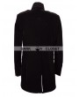 Pentagramme Black Long Sleeves Mens Gothic Coat