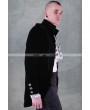 Pentagramme Black Long Sleeves Mens Gothic Coat