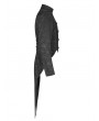 Punk Rave Black Gothic Victoria Dovetail Coat for Men