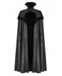 Punk Rave Black Noble Gothic Vampire Long Cloak for Men