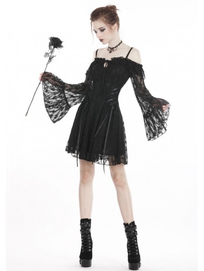 romance in the dark lace dress