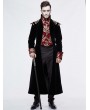 Devil Fashion Black Vintage Gothic Victorian Masquerade Long Tail Coat for Men
