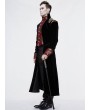 Devil Fashion Black Vintage Gothic Victorian Masquerade Long Tail Coat for Men