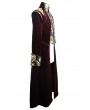 Devil Fashion Red Vintage Gothic Victorian Masquerade Long Tail Coat for Men