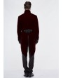 Devil Fashion Red Vintage Gothic Masquerade Party Tail Coat for Men