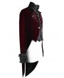 Devil Fashion Red Vintage Gothic Masquerade Party Tail Coat for Men