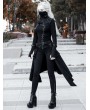 Black Gothic Punk Mask Outfit Set for Women