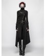 Black Gothic Punk Mask Outfit Set for Women