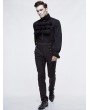 Devil Fashion Black Vintage Gothic High Waist Party Long Trousers for Men