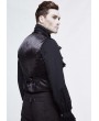 Devil Fashion Black Vintage Gothic Victorian Underbust Vest for Men