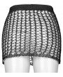 Punk Rave Black Gothic Cyber Tech Sexy Hollow-out Skirt