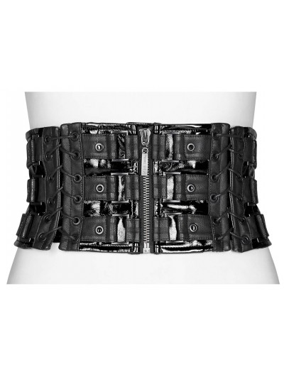 Punk Rave Love and Imprisonment Black Gothic Heavy Metal Waist Girdle