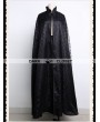 Pentagramme Black Lace High Collar Womens Gothic Cape