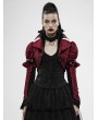 Punk Rave Red Vinathe Steampunk Desperate Crisis Short Coat for Women