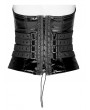 Punk Rave Black Gothic Love and Imprisonment Heavy Metal Heart-Shaped Corset