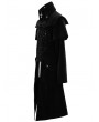 Devil Fashion Black Gothic Victorian Vintage Long Velvet Tailcoat for Men