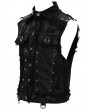 Devil Fashion Black Gothic Punk Rock Skull Vest Top for Men